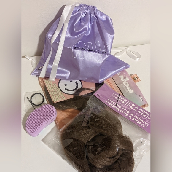 Ariana Grande INH Ponytail Extensions Ash Brown Miya and Bella - Picture 6 of 6